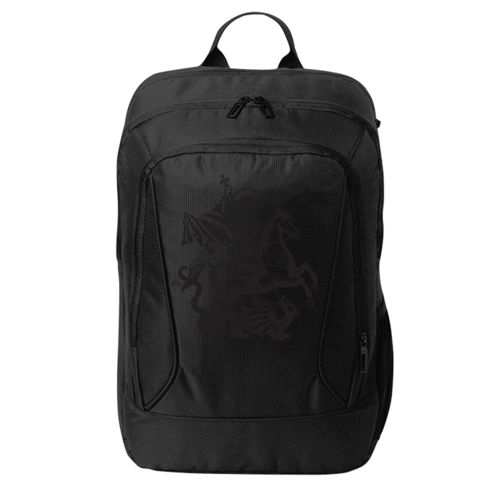 Saint George Christian Sveti Djordje Martyr Soldier Crusader City Backpack