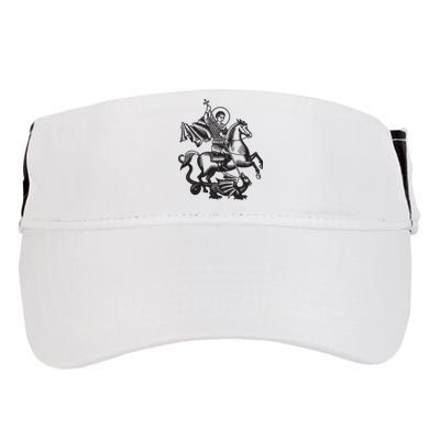 Saint George Christian Sveti Djordje Martyr Soldier Crusader Adult Drive Performance Visor