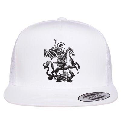 Saint George Christian Sveti Djordje Martyr Soldier Crusader Flatbill Hat