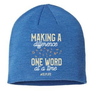 Speech Gift Cute Slp Speech Therapist Gift Cute Gift Sustainable Beanie