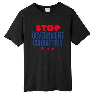 Stop Governt Corruption Gift Tall Fusion ChromaSoft Performance T-Shirt