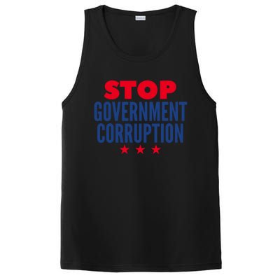 Stop Governt Corruption Gift PosiCharge Competitor Tank