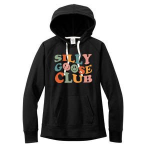 Silly Goose Club Silly Goose Meme Smile Face Trendy Costume Women's Fleece Hoodie