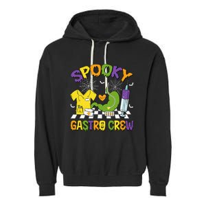 Spooky Gastro Crew Gastro Nurse Halloween Costumes Garment-Dyed Fleece Hoodie