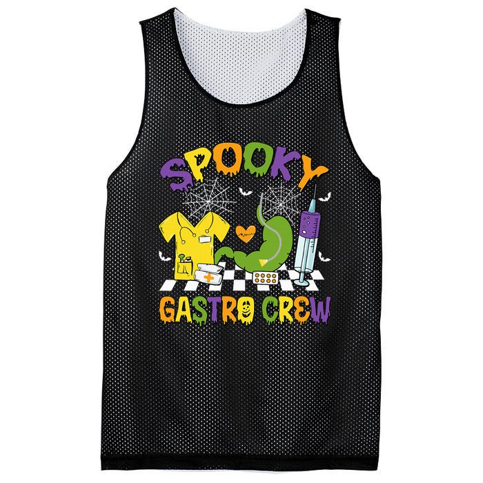 Spooky Gastro Crew Gastro Nurse Halloween Costumes Mesh Reversible Basketball Jersey Tank