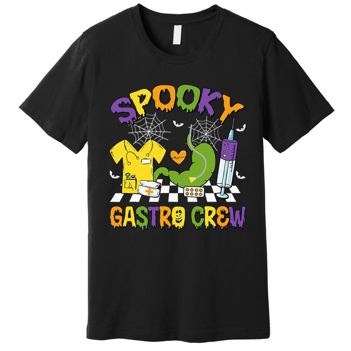 Spooky Gastro Crew Gastro Nurse Halloween Costumes Premium T-Shirt