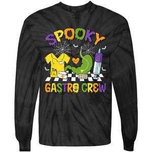 Spooky Gastro Crew Gastro Nurse Halloween Costumes Tie-Dye Long Sleeve Shirt