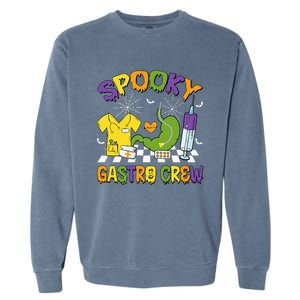 Spooky Gastro Crew Gastro Nurse Halloween Costumes Garment-Dyed Sweatshirt