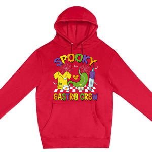 Spooky Gastro Crew Gastro Nurse Halloween Costumes Premium Pullover Hoodie