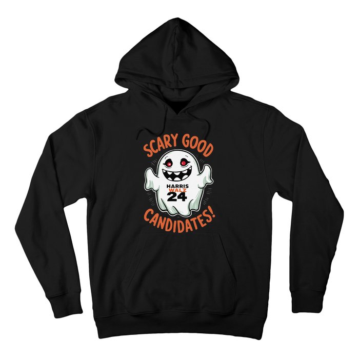 Scary Good Candidates Harris Walz 2024 Halloween Hoodie