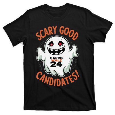 Scary Good Candidates Harris Walz 2024 Halloween T-Shirt