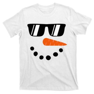 Snowman Glasse Christmas Winter T-Shirt