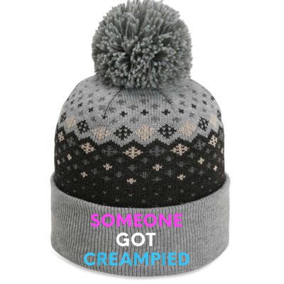 Someone Got Creampied Funny Gender Reveal Party The Baniff Cuffed Pom Beanie