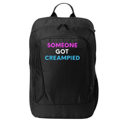 Someone Got Creampied Funny Gender Reveal Party City Backpack