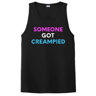 Someone Got Creampied Funny Gender Reveal Party PosiCharge Competitor Tank