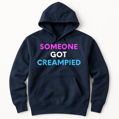 Someone Got Creampied Funny Gender Reveal Party Hoodie