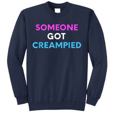 Someone Got Creampied Funny Gender Reveal Party Sweatshirt