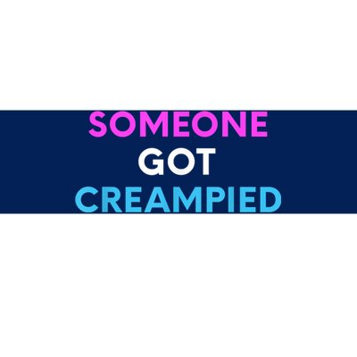 Someone Got Creampied Funny Gender Reveal Party Bumper Sticker