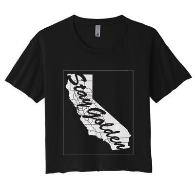 Stay Golden California State Crop Top