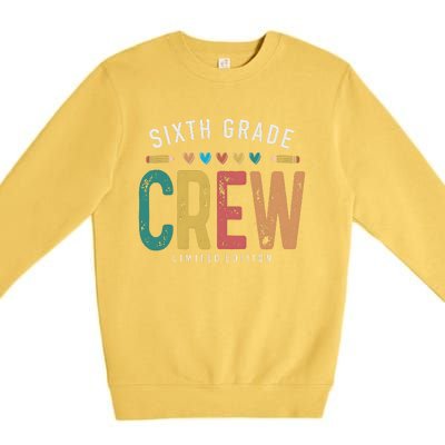 Sixth Grade Crew School Student Premium Crewneck Sweatshirt