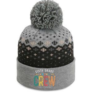 Sixth Grade Crew School Student The Baniff Cuffed Pom Beanie