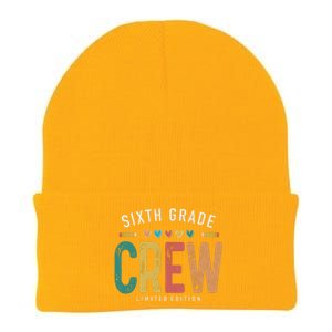 Sixth Grade Crew School Student Knit Cap Winter Beanie