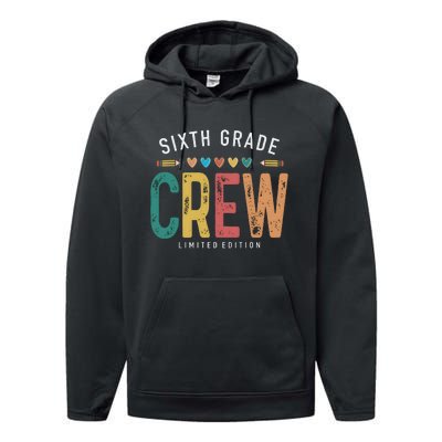 Sixth Grade Crew School Student Performance Fleece Hoodie