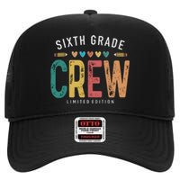 Sixth Grade Crew School Student High Crown Mesh Back Trucker Hat