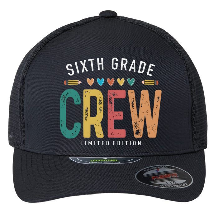 Sixth Grade Crew School Student Flexfit Unipanel Trucker Cap