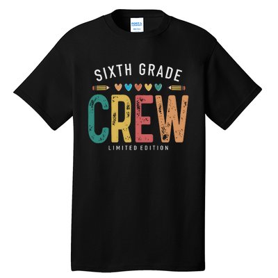 Sixth Grade Crew School Student Tall T-Shirt