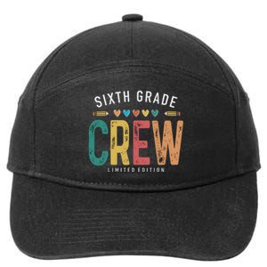 Sixth Grade Crew School Student 7-Panel Snapback Hat