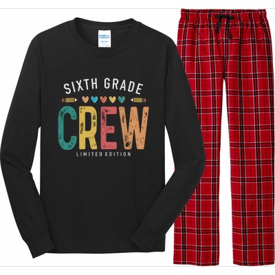 Sixth Grade Crew School Student Long Sleeve Pajama Set