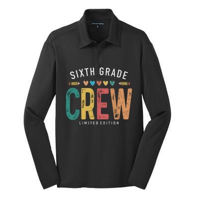 Sixth Grade Crew School Student Silk Touch Performance Long Sleeve Polo