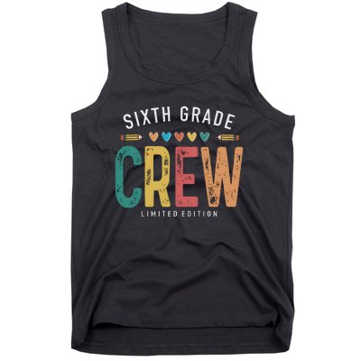 Sixth Grade Crew School Student Tank Top