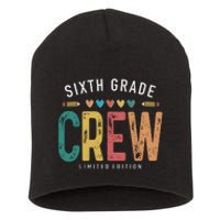 Sixth Grade Crew School Student Short Acrylic Beanie