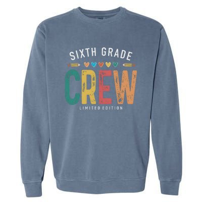 Sixth Grade Crew School Student Garment-Dyed Sweatshirt