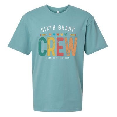 Sixth Grade Crew School Student Sueded Cloud Jersey T-Shirt