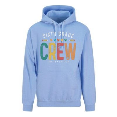 Sixth Grade Crew School Student Unisex Surf Hoodie