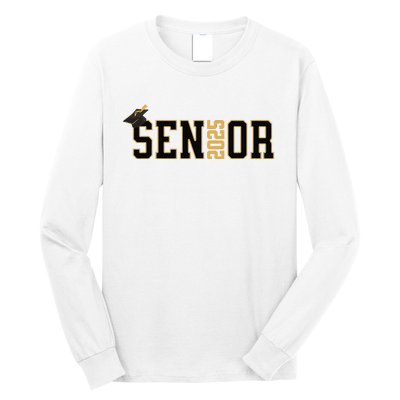 Senior Graduation Class Of 2025 And Vintage Long Sleeve Shirt