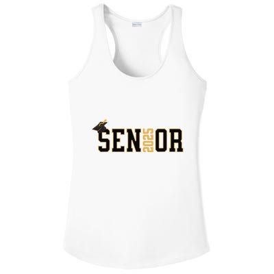 Senior Graduation Class Of 2025 And Vintage Ladies PosiCharge Competitor Racerback Tank