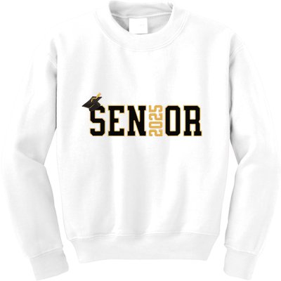 Senior Graduation Class Of 2025 And Vintage Kids Sweatshirt