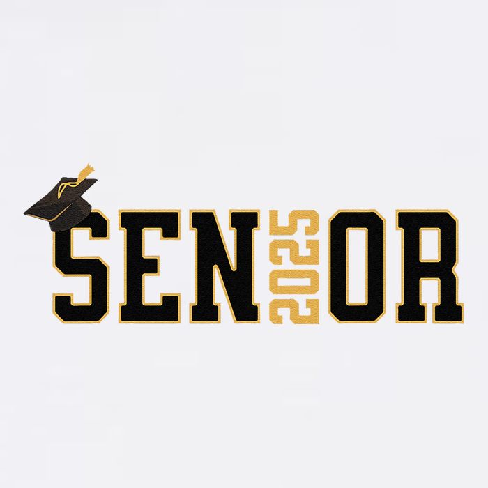 Senior Graduation Class Of 2025 And Vintage Kids Hoodie