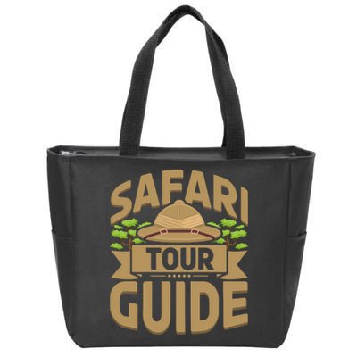 Safari Guide Costume Africa Zoo Outfit Safari Zip Tote Bag