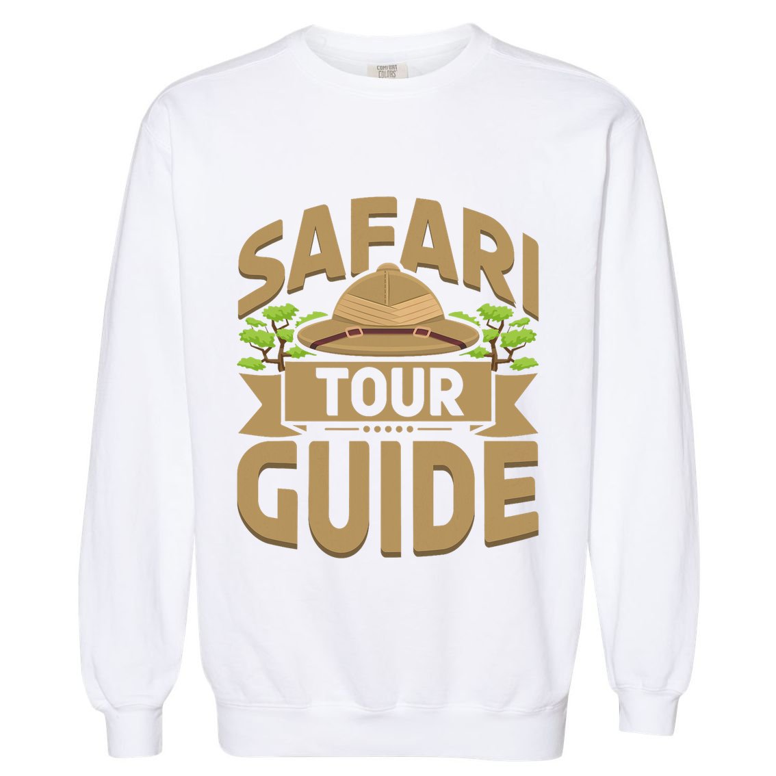 Safari Guide Costume Africa Zoo Outfit Safari Garment-Dyed Sweatshirt