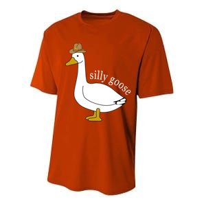 Silly Goose Cow Hat Funny Christmas Cute Gift Performance Sprint T-Shirt