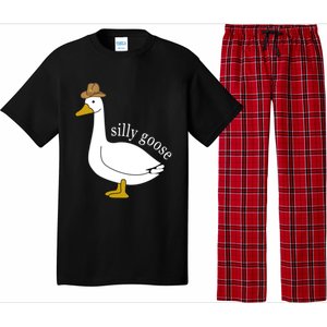 Silly Goose Cow Hat Funny Christmas Cute Gift Pajama Set