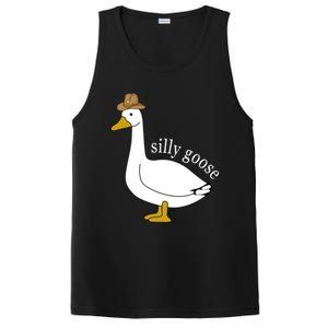 Silly Goose Cow Hat Funny Christmas Cute Gift PosiCharge Competitor Tank