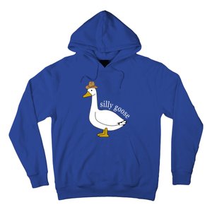 Silly Goose Cow Hat Funny Christmas Cute Gift Hoodie