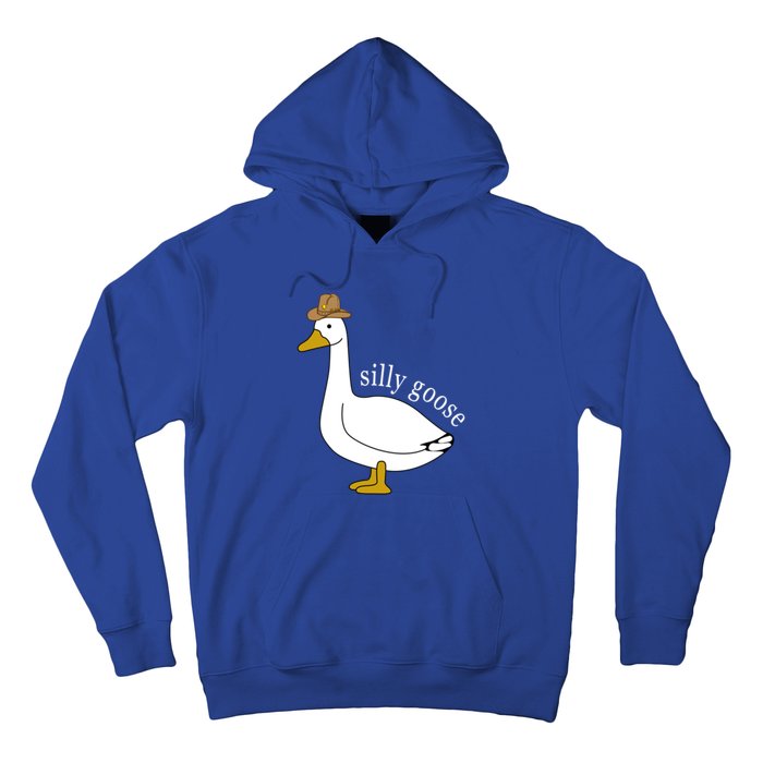 Silly Goose Cow Hat Funny Christmas Cute Gift Hoodie