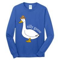 Silly Goose Cow Hat Funny Christmas Cute Gift Tall Long Sleeve T-Shirt